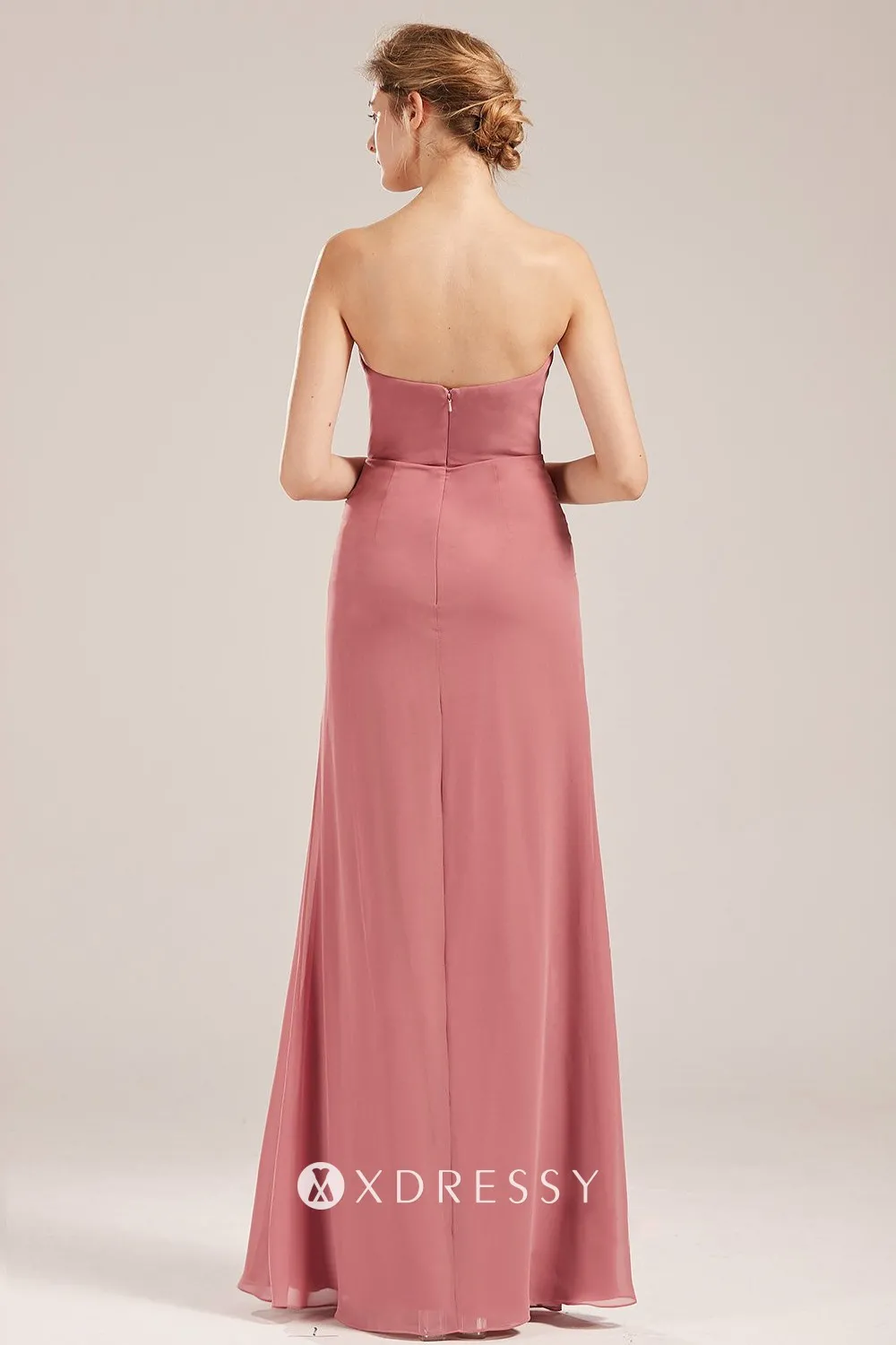 long party dress with wrap