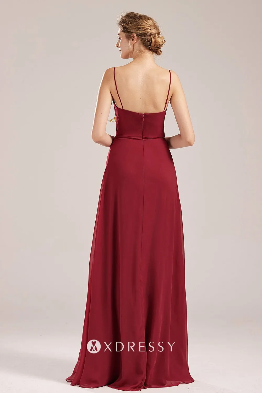 gathered bodice dress