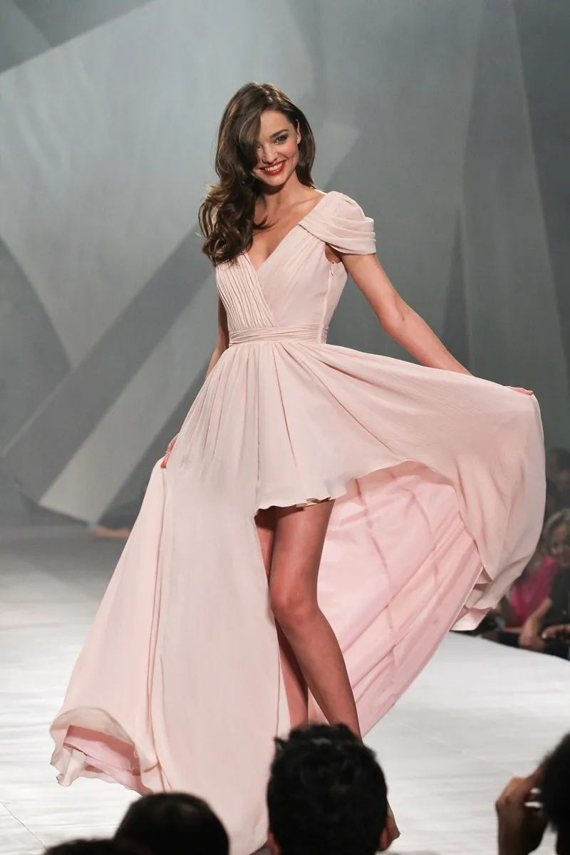 Miranda Kerr Pale Pink Celebrity Prom Dress 2011 Mexico City Miranda Kerr Pale Pink Celebrity Prom Dress 2011 Mexico City