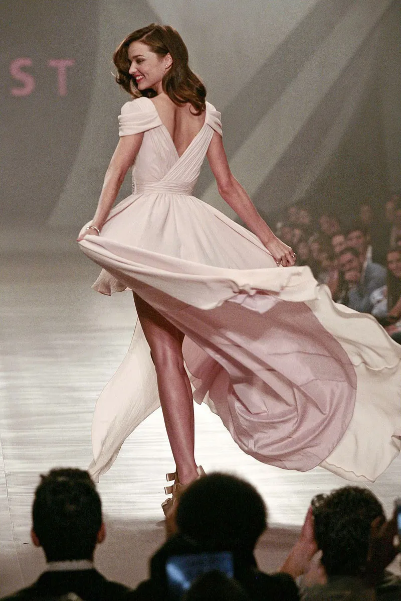 Miranda Kerr Pale Pink Dress Miranda Kerr Pale Pink Dress