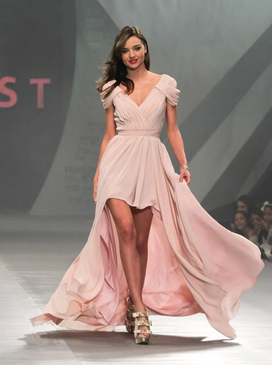 Miranda Kerr Pale Pink High Low Dress 2011 Mexico City Miranda Kerr Pale Pink High Low Dress 2011 Mexico City