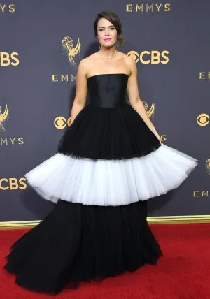 Mandy Moore red carpet dress for sale at Emmys 2017