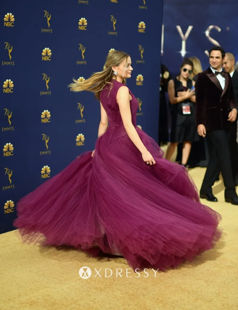 Joey King ball gown at Emmys 2018
