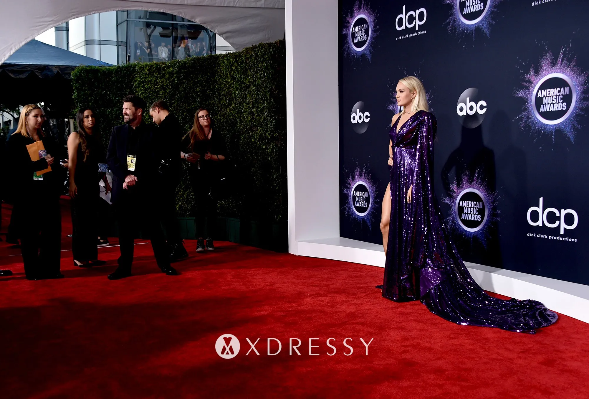 Carrie Underwood at the 2019 American Music Awards red carpet Carrie Underwood at the 2019 American Music Awards red carpet