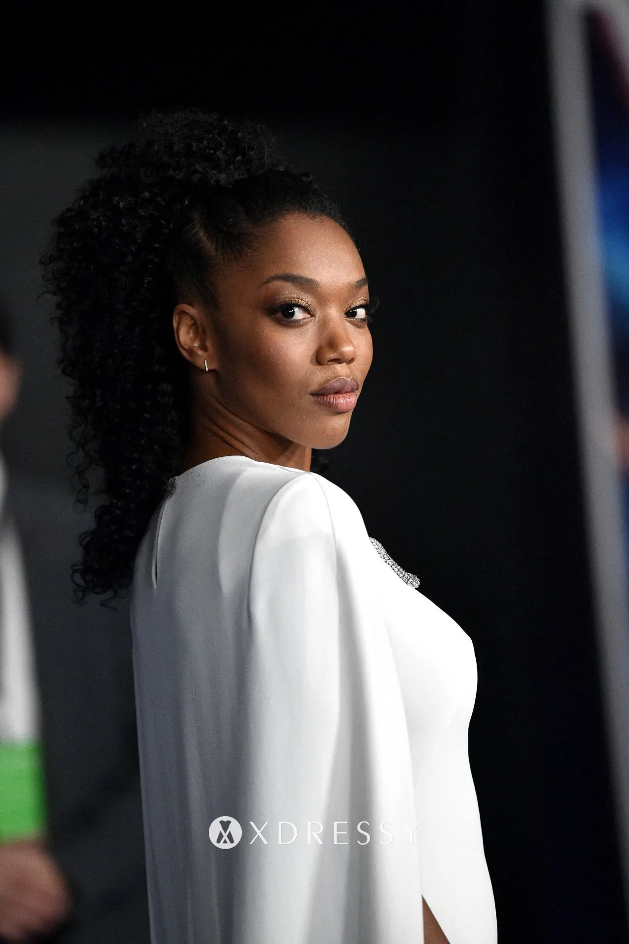 Naomi Ackie looked in a white formal gown at the world premiere of Star Wars The Rise of Skywalker Naomi Ackie looked in a white formal gown at the world premiere of Star Wars The Rise of Skywalker