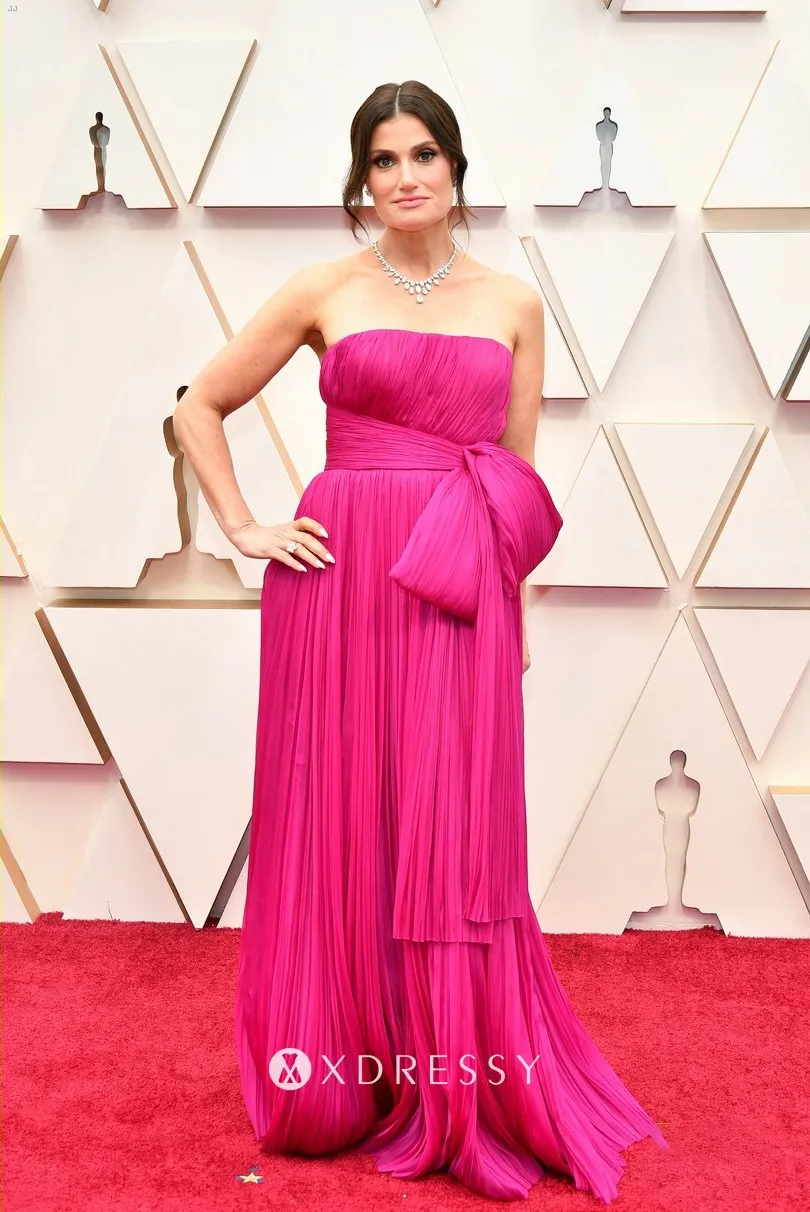 fuchsia formal dress