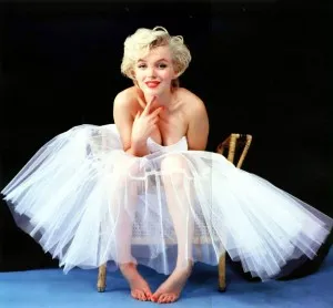 Marilyn monroe sexy white satin tulle party dress
