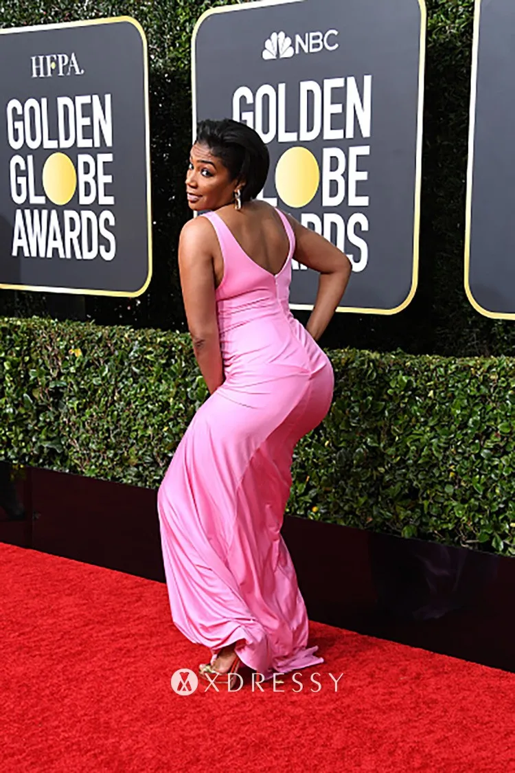 V back long red carpet dress V back long red carpet dress