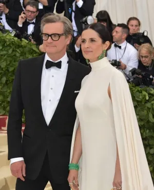 Livia Giuggioli cream caped formal gown 2018 Met Gala