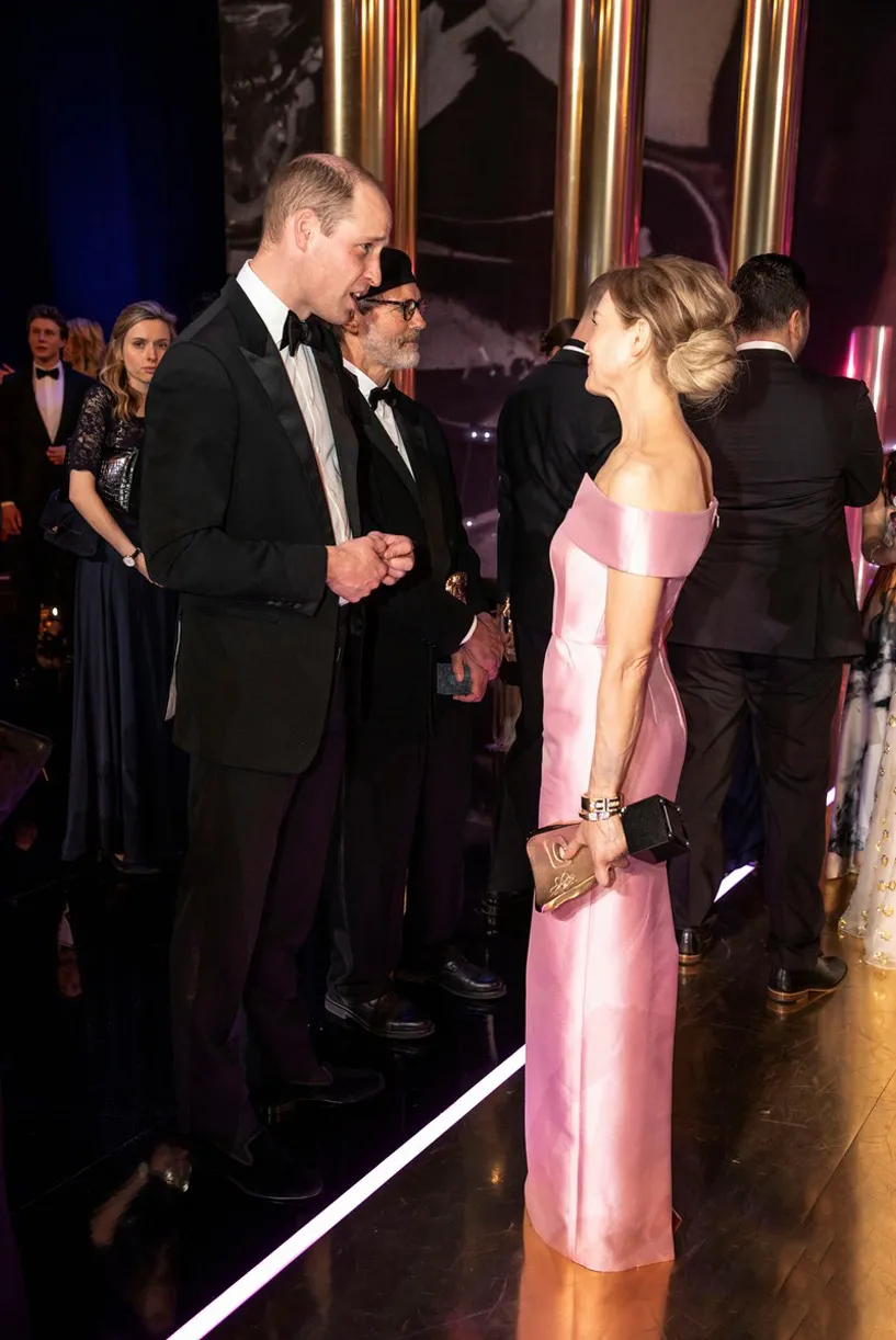 Renee Zellweger pink sheath dress 2020 BAFTAs Renee Zellweger pink sheath dress 2020 BAFTAs