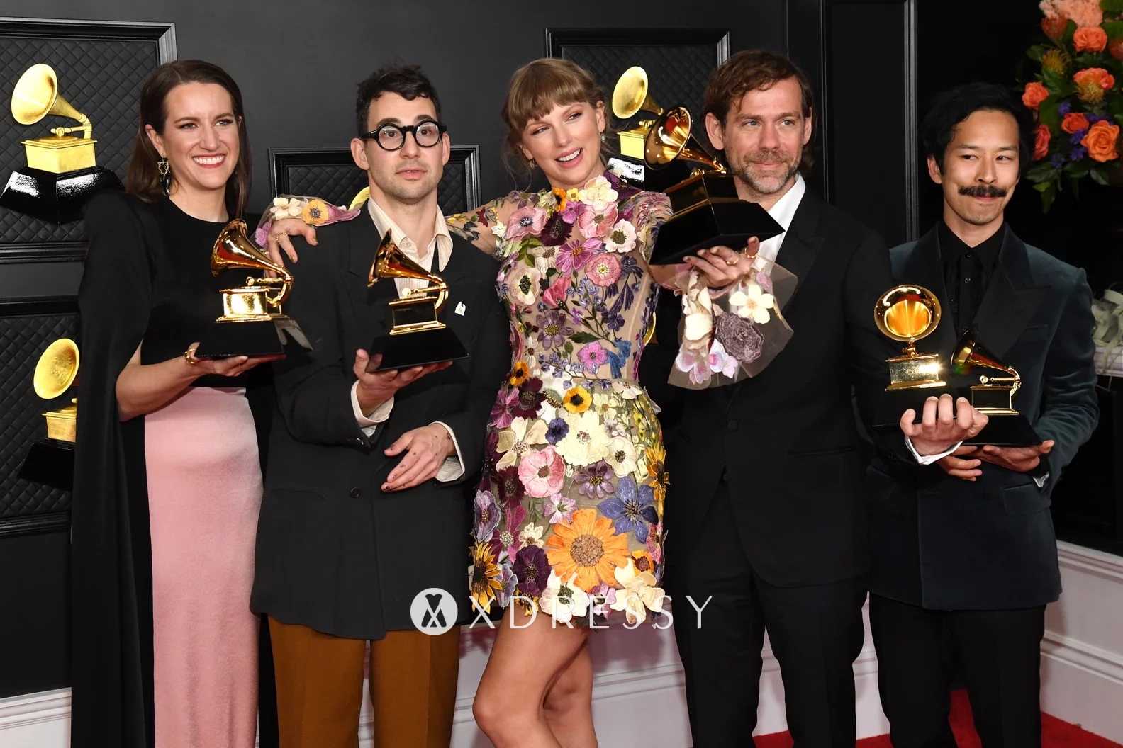 Taylor Swift 3d flower lace mini celebrity dress