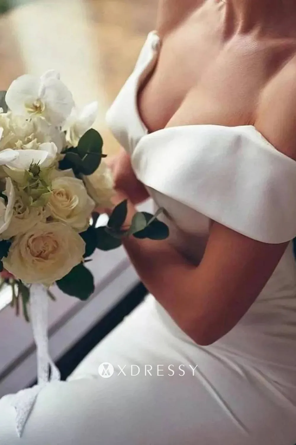 off shoulder ivory satin wedding dress off shoulder ivory satin wedding dress