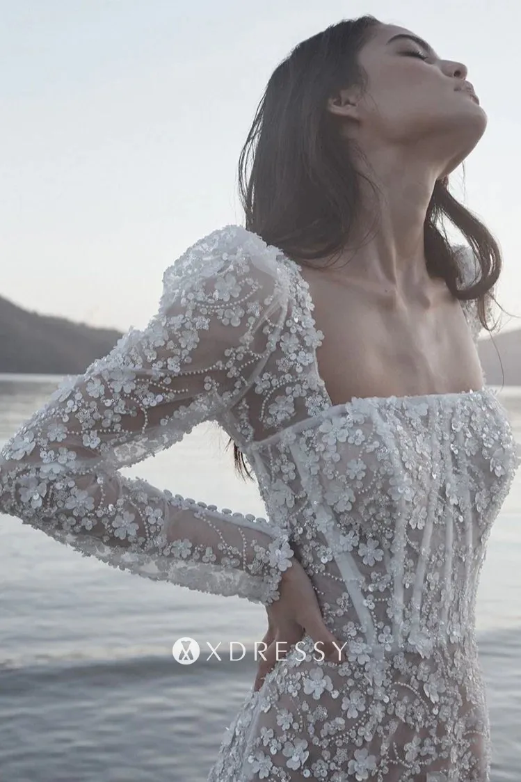 luxury beaded 3d flower lace corset wedding gown luxury beaded 3d flower lace corset wedding gown