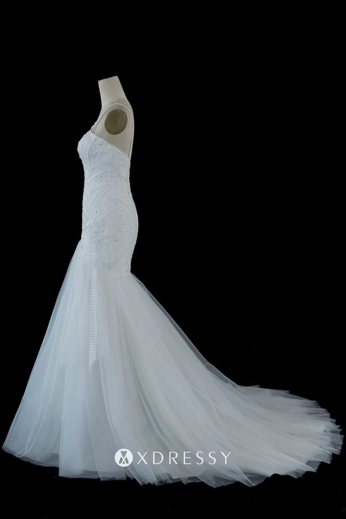drop waist beaded sweetheart bodice wedding dress with chapel train drop waist beaded sweetheart bodice wedding dress with chapel train
