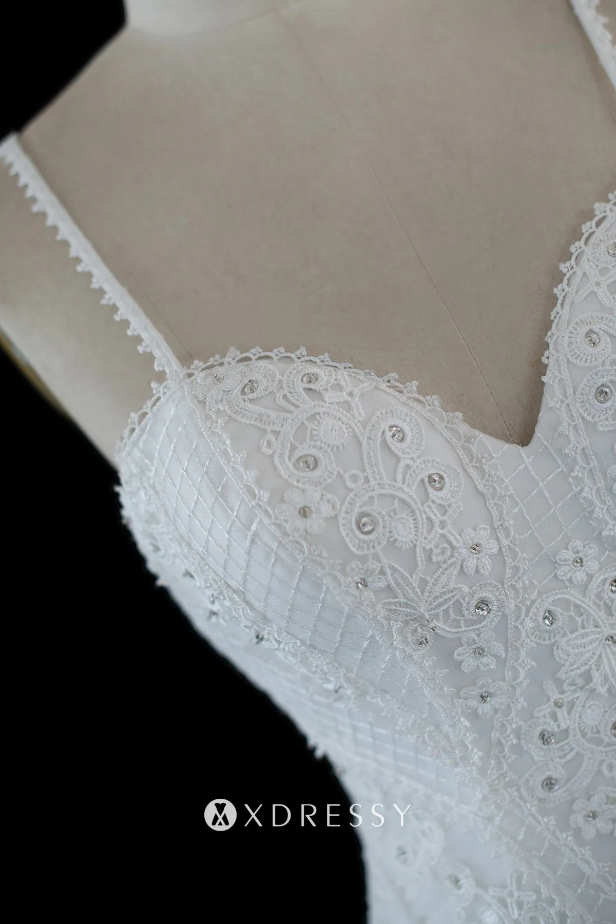 spaghetti strap beaded sweetheart bodice wedding dress spaghetti strap beaded sweetheart bodice wedding dress