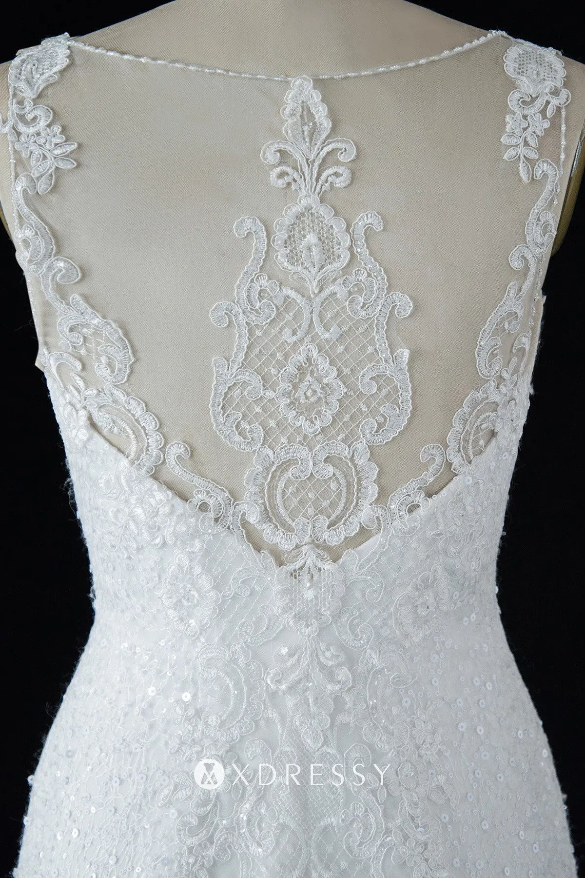 illusion back glitter sequins white lace tulle wedding dress illusion back glitter sequins white lace tulle wedding dress