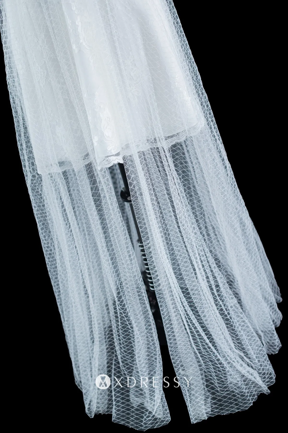 long lace net overlay short beach bridal gown long lace net overlay short beach bridal gown