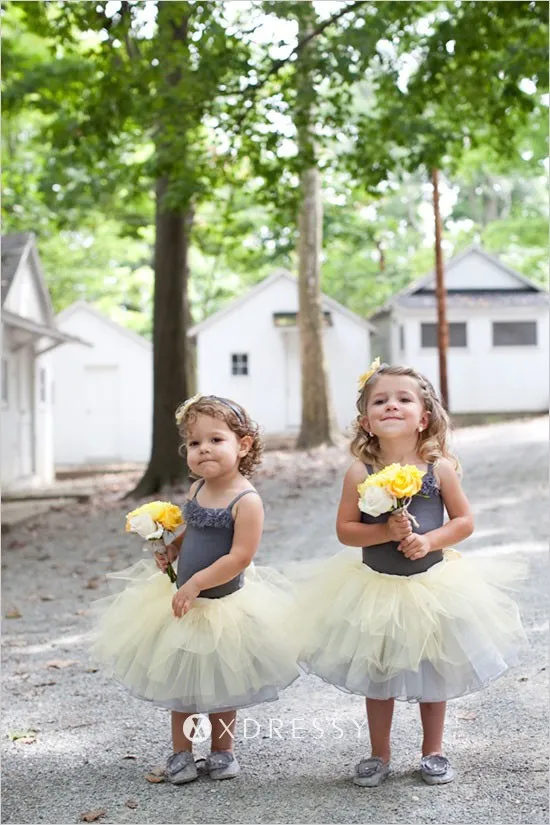 grey bodice tiered cream tulle short girl dress grey bodice tiered cream tulle short girl dress