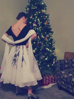 Grace Kelly Rear Window inspired dress