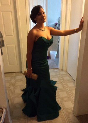 the dress looked great